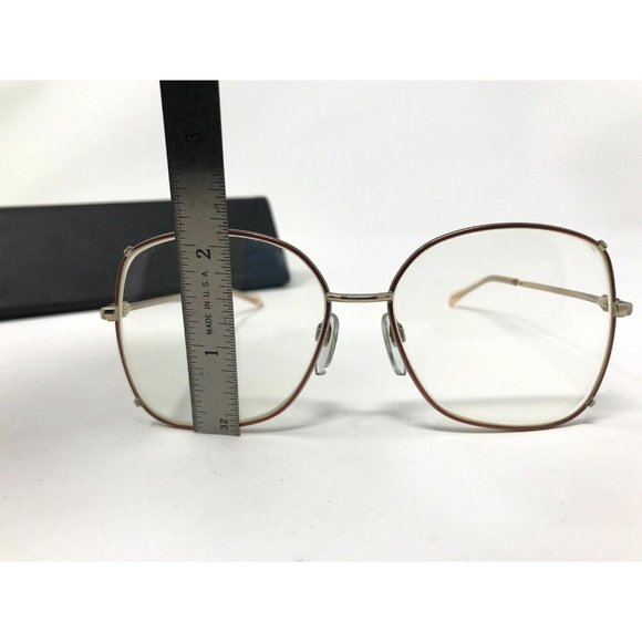 Luxottica oversized, gold Electplated frame Felicia 56 []15  Gold Electric Pink - Picture 8 of 11